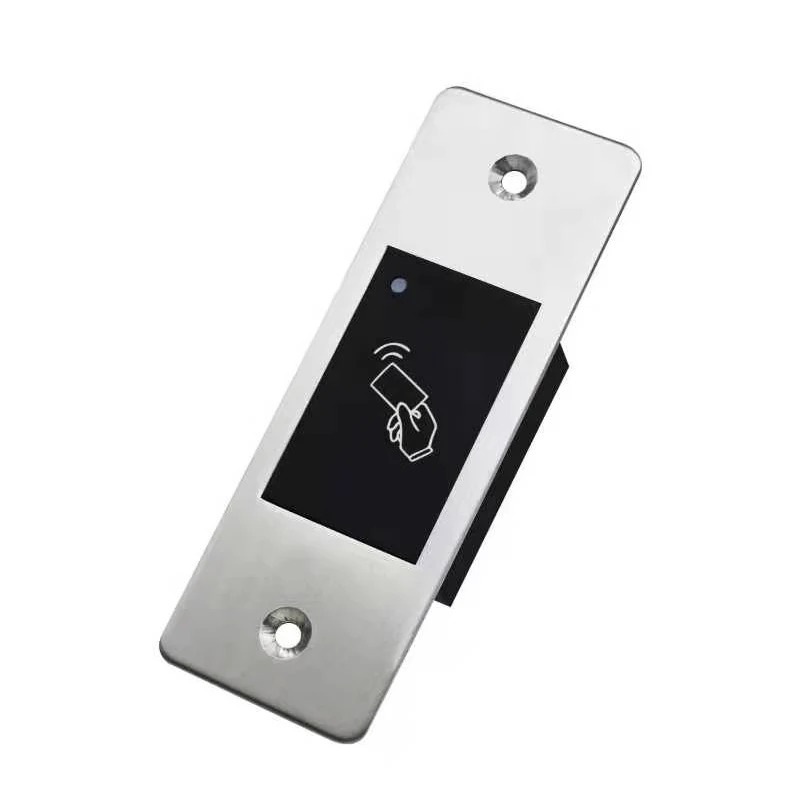 125KHZ Metal Access Control Waterproof Embedded RFID Reader Keyless Door Opener Fingerprint Access Control All-in Machine