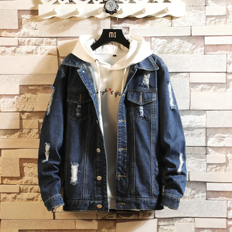 Goede Mannen \\  S Fashion Denim Jacket Mannen \\  S Casual Bomberjack Mannen \\  S Hip Hop Mannen \\  S retro Denim Jasje Jas Streetwear 2020