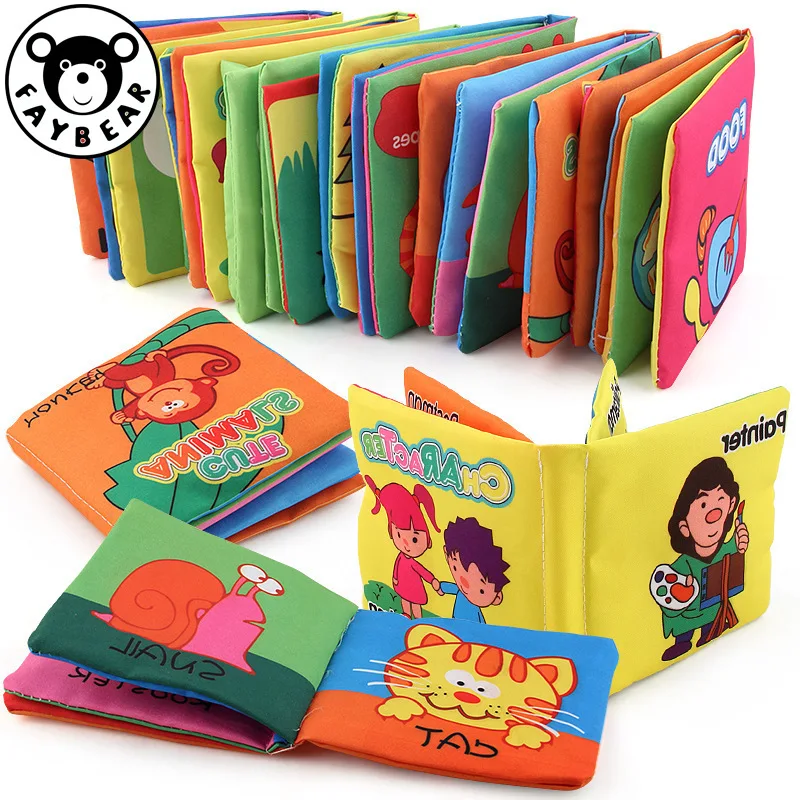 

Baby Rattles Mobiles Toy Soft Animal Cloth Book Newborn Stroller Hanging Toy Bebe Early Learning Educate Baby Toys