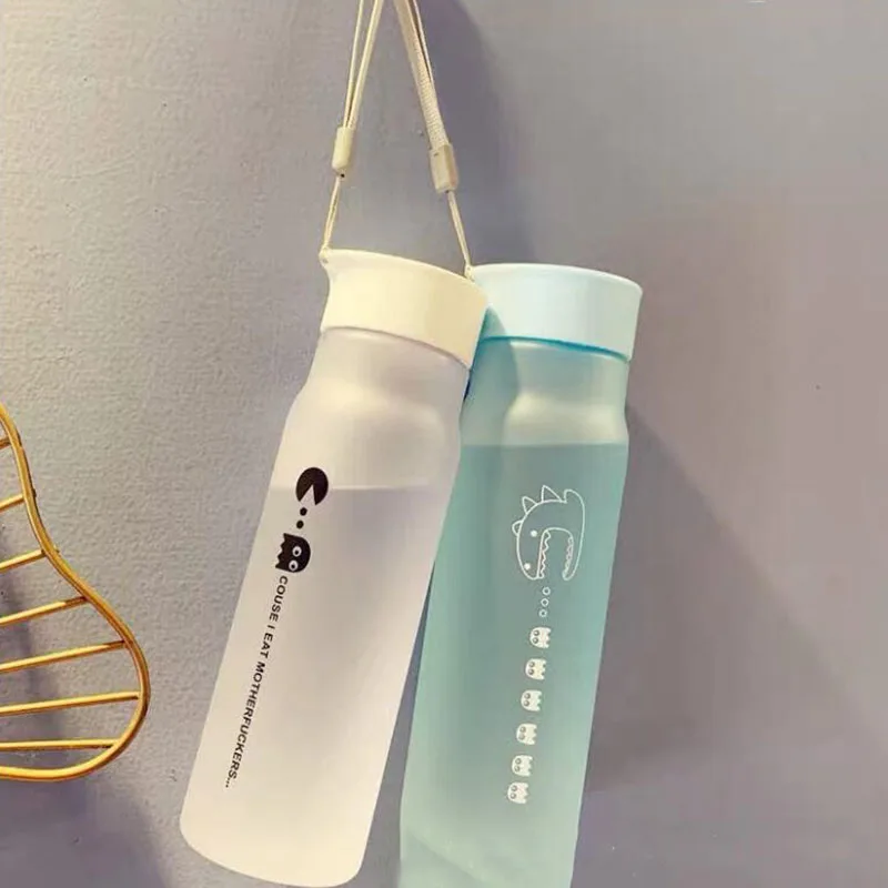 Корейская креативная пластиковая чашка, чашка для воды, матовая чашка на заказ, Повседневная чашка, рекламная чашка в подарок