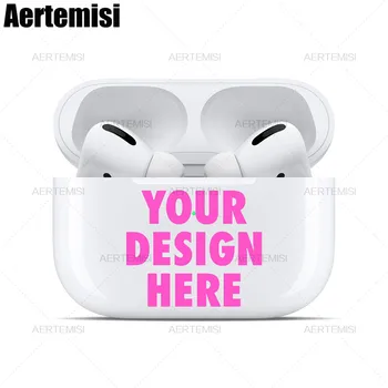 

Aertemisi Design Your Own Custom Earphone Cases Clear Soft TPU Shockproof Cover Case for Airpods Pro Charging Case