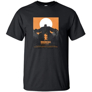 

Dragon Ball Oozaru Shadow Prints Oversize T Shirt Summer Cotton Cool Printed T Shirts Top Men Street Funny Short Sleeve Tshirt