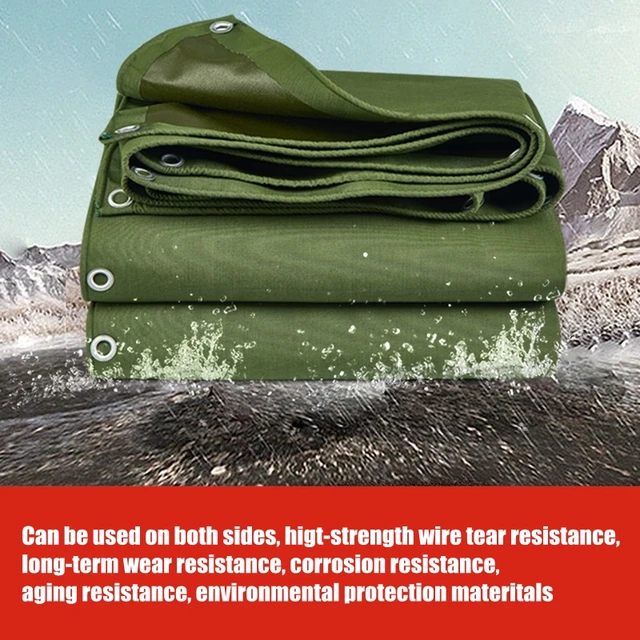 Vastagság 0,8 Mm Vászon Tarpaulin Esőálló Kendő Kültéri Szélvédő Fényvédő Kerti Növényi Burkolat Vitorla Pvc Bevonat - Image 3
