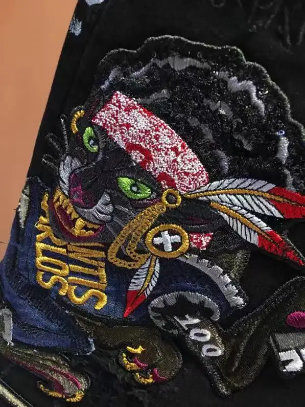 AH11873, модные мужские джинсы,, Подиумные, Роскошные, известный бренд, Европейский дизайн, вечерние, Стильная мужская одежда