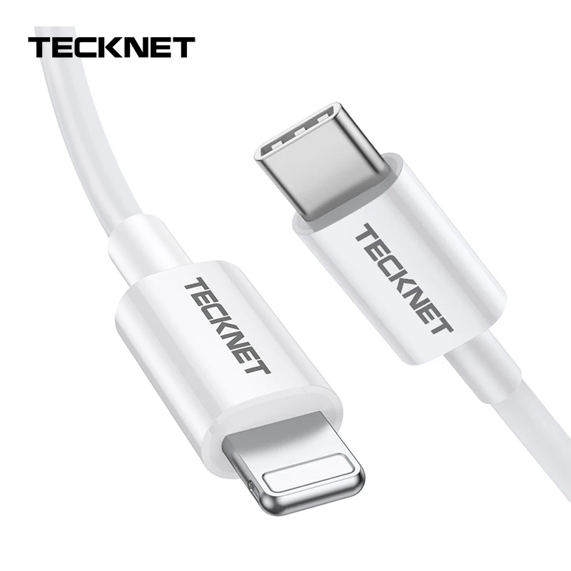 TeckNet 1 м usb type-C кабель для зарядки и передачи данных Lightning iPhone Pro11 XS XR X 8Plus Быстрая