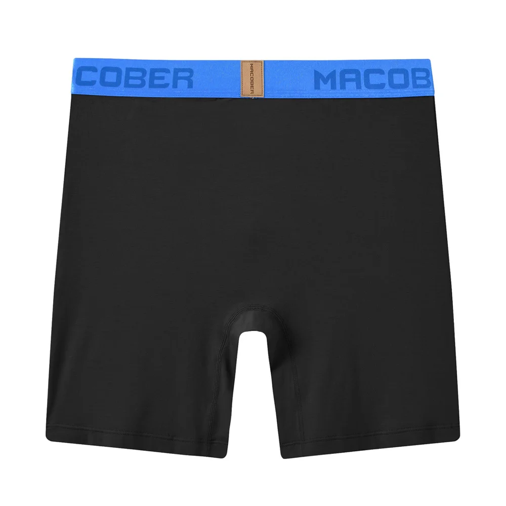 Men's Long Leg Panties Comfortable Bamboo Breathable  Men Boxer Briefs Underpants Size M-3XL