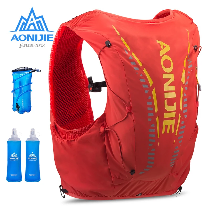 Рюкзак AONIJIE Advanced Skin 12L с гидратацией сумка жилет мягкая фляга для водного пузыря