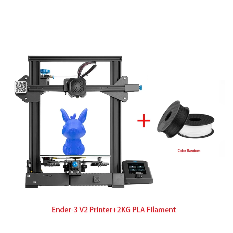 Creality 3D Printer Ender 3 V2 Upgraded Silent Motherboard Mainboard for Carborundum Glass Platform LCD Screen Printing Machine best resin 3d printer 3D Printers