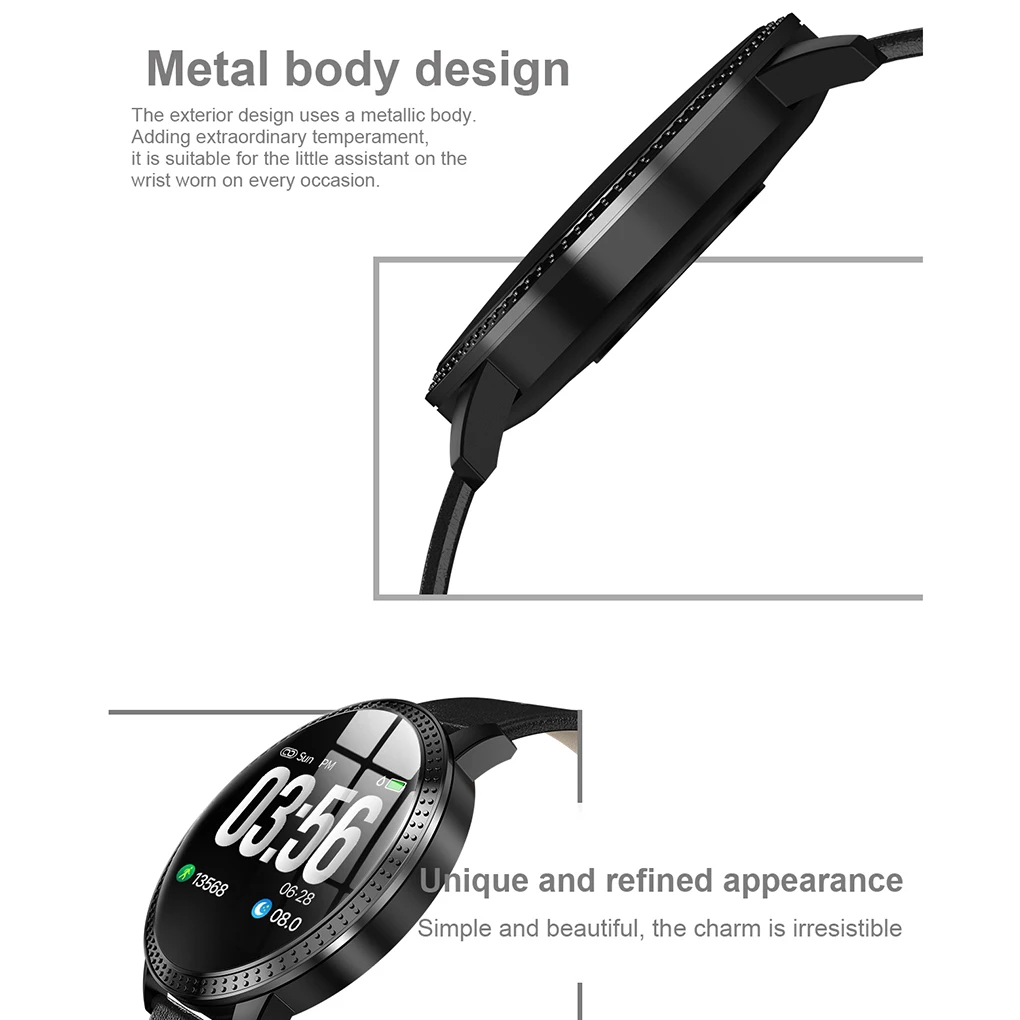 CF18 Смарт-часы мужские IP67 женские умные часы для пары Bluetooth напоминание фитнес-браслет трекер здоровья