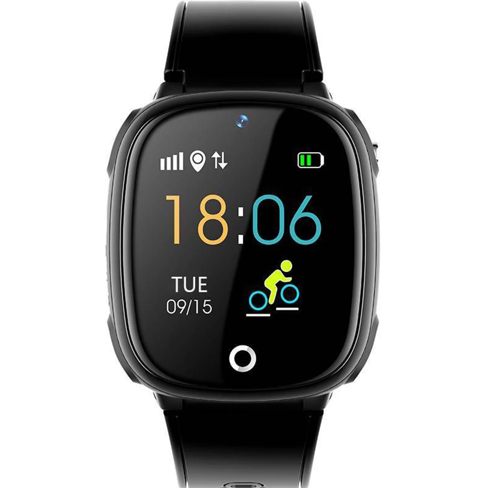 Kids Voice Chat SOS Smartwatch Children Wearable Devices Position Location Phone Call For Android Safe Bluetooth LCD Waterproof