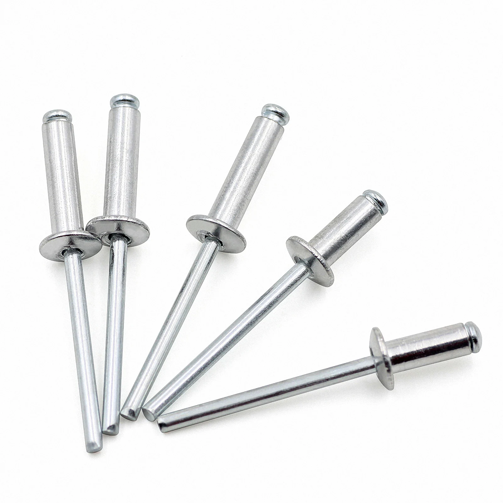 

50pcs Aluminum Rivets M2.4 M3.2 Mushroon Head Break Mandrel Blind Rivets Pop Rivets For Furniture Car Aircraft
