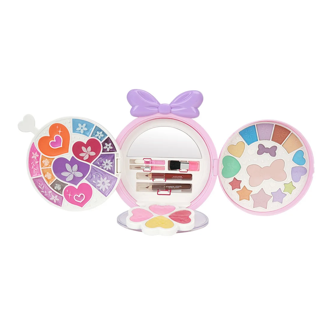 

Rowsfire Children Water-Soluble Cosmetics Kit Prentend Play Set Makeup Toy