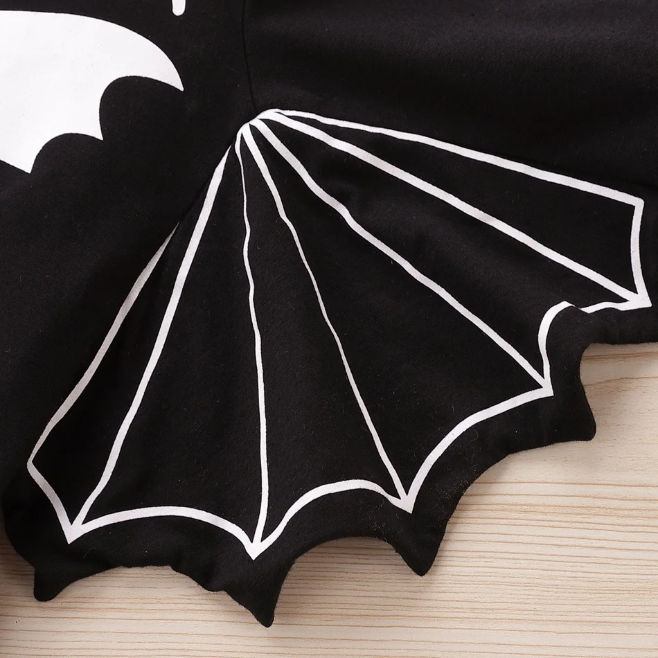 Autumn and Winter Baby Halloween Bat Jumpsuit Baby Unisex Party