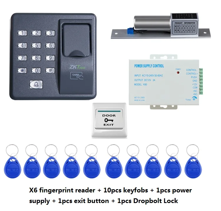 3 Fingerprint standalone access control keypad