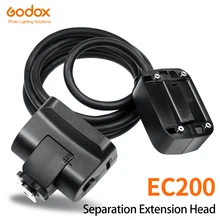 Godox EC200 1,85 м Горячий башмак дистанционного разделения удлинитель для вспышки Godox AD200