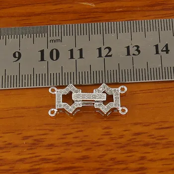 

TWO ROWS Exquisite Jewelry Findings Wholesale Necklace Bracelet Clasps and Hooks Jewellery Accessory Parts Settings, 10pcs/lot