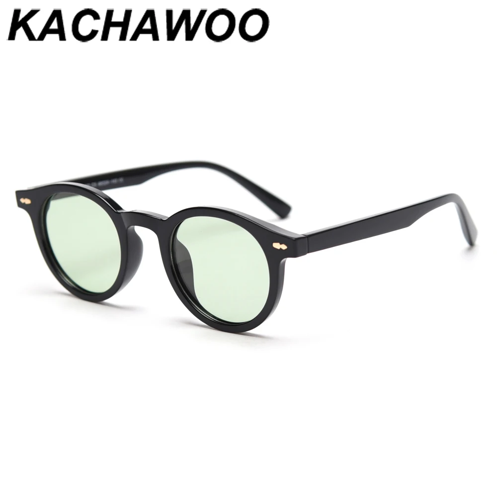 Солнцезащитные очки Kachawoo круглые поляризационные для мужчин и женщин аксессуары