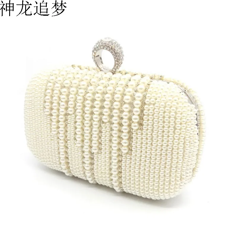 

Women handbag Elegant and elegant pearl evening bag banquet clutch evening bag bride dress ladies shoulder bag crossbody bag