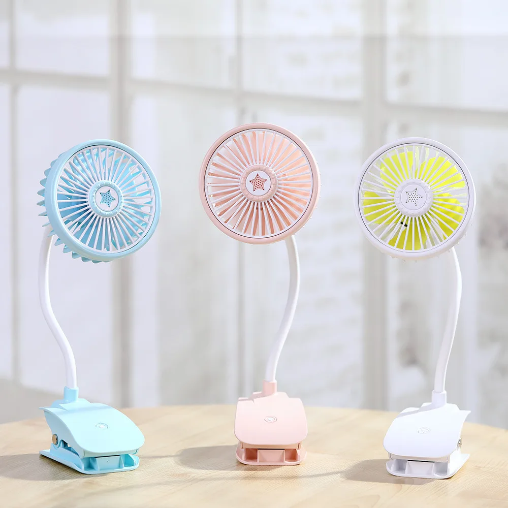 

Lucky Star Fragrance Clip Fan USB Fan Mini Desktop Fan Rechargeable Fan Portable Small Fan