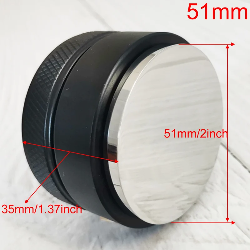 51mm 304 Stainless Steel 3 Angle Coffee Tamper and Flat Coffee Tampers With Double Coffee Mat