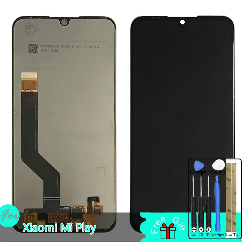 

LCD Display For Xiaomi Mi Play Touch Screen Digitizer Panel Replacement Parts Assembly