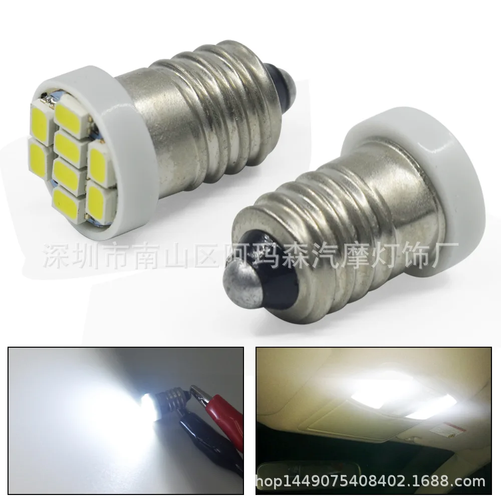 Лидер продаж Автомобильный светодиодный светильник E10-8 светодиодный светильник 3020 Светодиодный Ширина светильник лицензии лампы