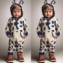 Vêtements à capuche pour bébés, combinaisons à manches longues, barboteuse pour garçons et filles, printemps et automne 