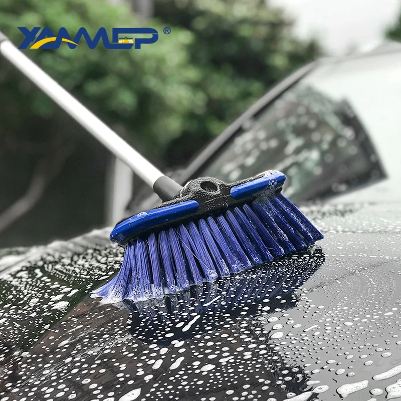 Щетка для мытья автомобиля, щетка для чистки колеса шины, телескопическая длинная ручка, щетка для чистки автомобиля, аксессуары для автомобиля, инструменты для чистки автомобиля Xammep