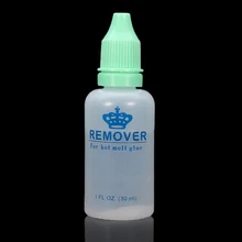 2 бутылки 1 унция 30 мл горячего расплава Кератиновый клей для удаления горячего расплава клей предварительно скрепленный Слив для удаления волос