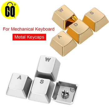 

Zinc Alloy Key Cap Light Transmission for Mechanical Keyboard MX Axis Metal Keycaps Pervious to light Keypress WASD Arrow