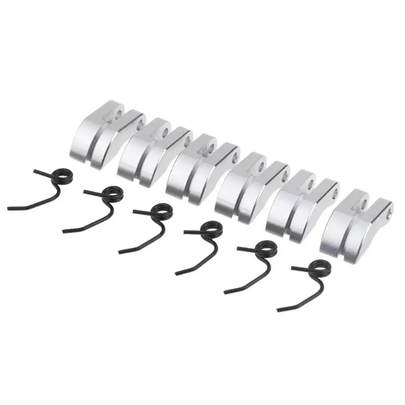 Aleación de aluminio Metal embrague zapatos con resorte motor Gas Nitro piezas para 1/8 modelos RC coche camión fricción plac|Детали и