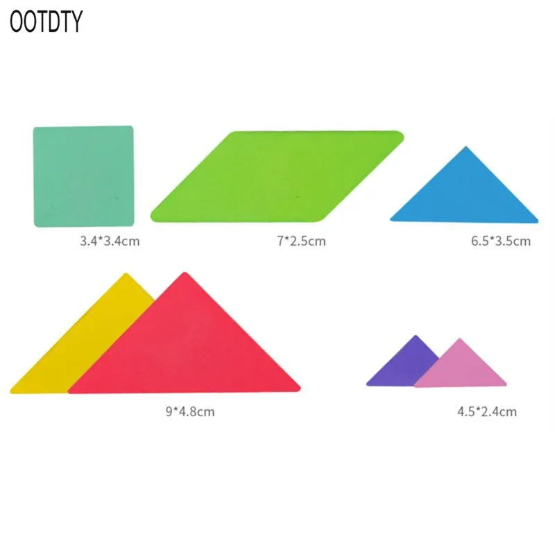 96 Магнитные пазлы Tangram Детские игрушки Монтессори обучающая Волшебная книга костюм