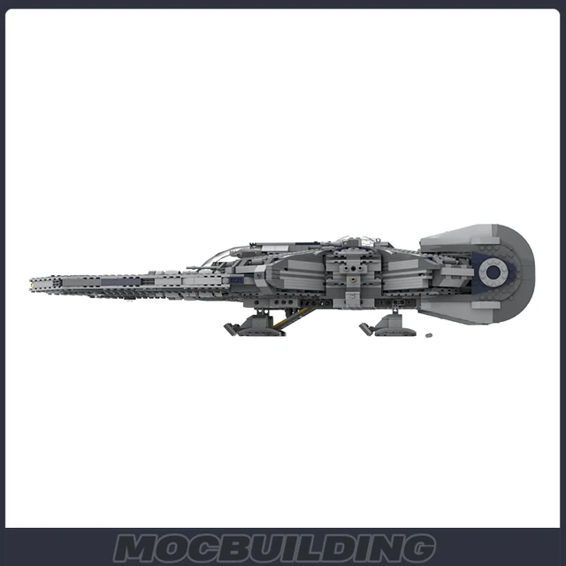 NEW Space Wars Tj YT-985 Model MOC Building Blocks Bricks DIY Assemble Space Transport Ship Toys Kids Gifts 3