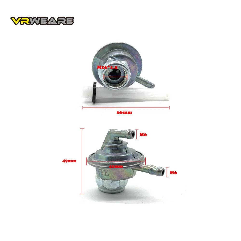 Мотоцикл мопед скутер топливный петух M16* 1,5 масляный переключатель топливный кран клапан насоса для GY6 50cc 125cc 150cc