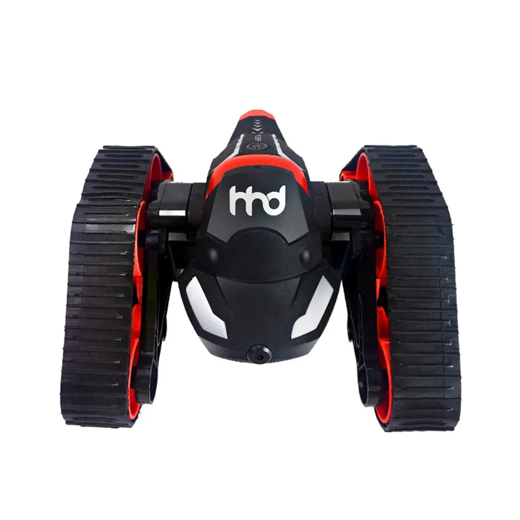 Радиоуправляемый летающий автомобиль Дрон 3 в 1 RC Танк отскок Автомобиль wifi FPV 480P HD Cam трансформация Квадрокоптер