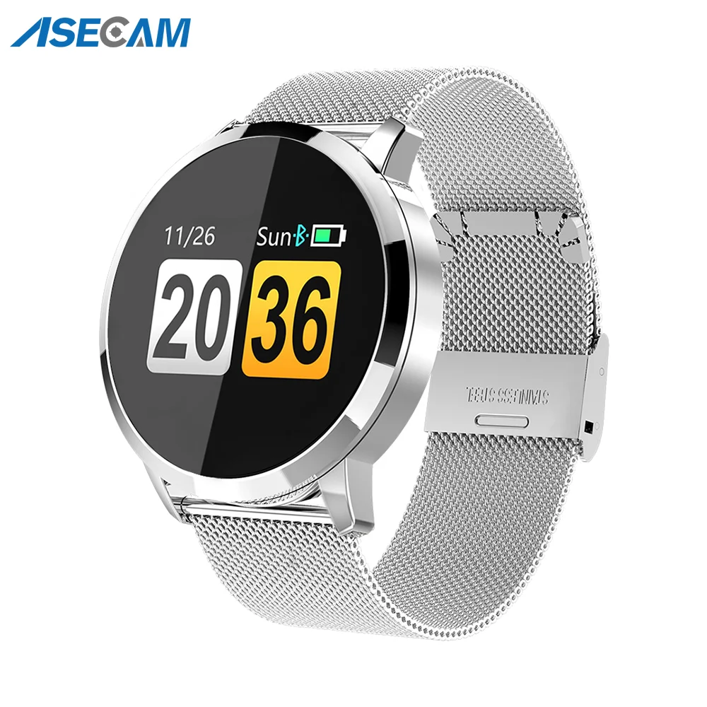 

A46 Smart Watch OLED Color Screen Smartwatch women Fashion Fitness Tracker Heart Rate monitor