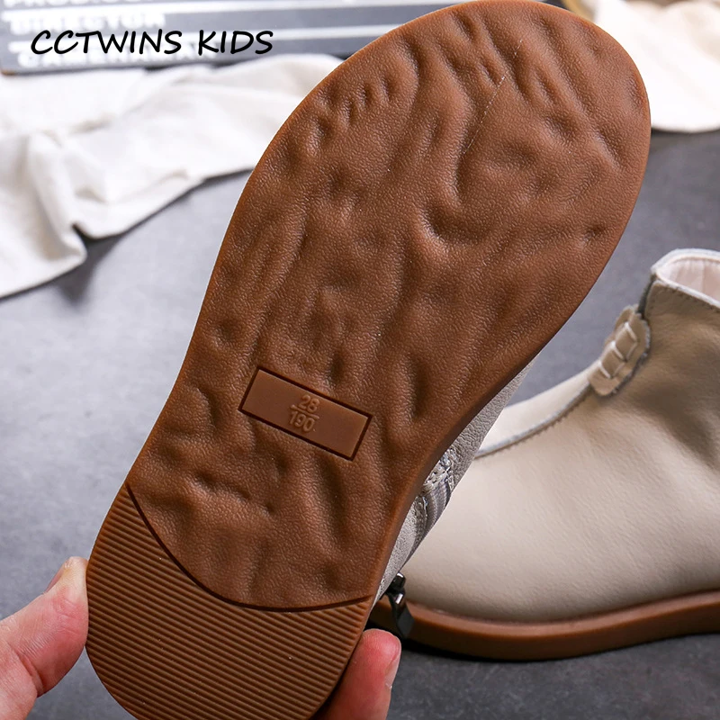 CCTWINS/детская обувь; коллекция года; сезон осень; модные черные повседневные ботинки для девочек; дышащая детская кожаная обувь для мальчиков; модельные ботинки; FB1654