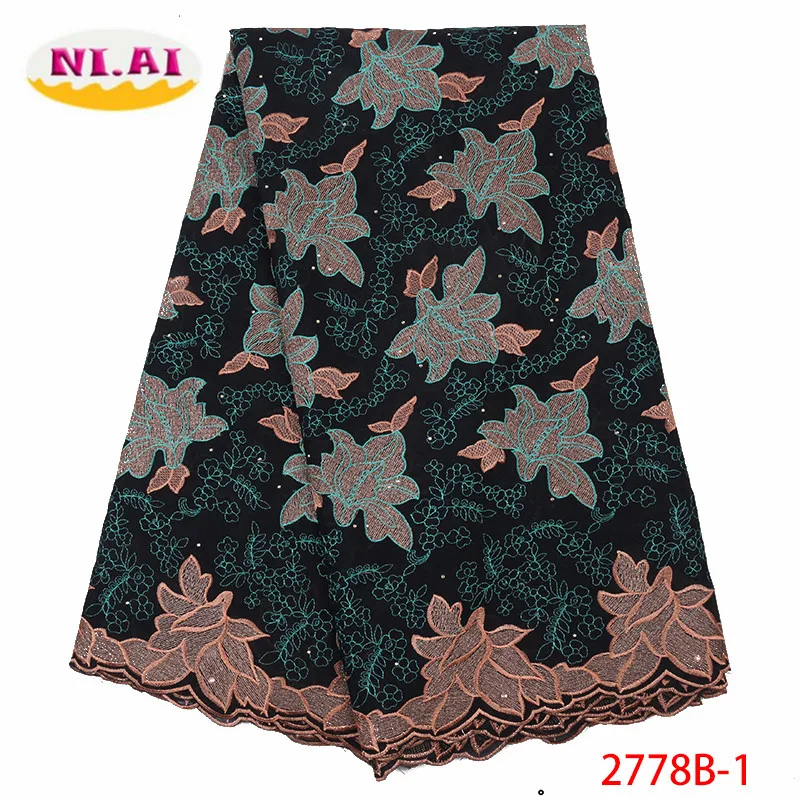 

NIAI Swiss Voile Cotton Lace Fabric African Swiss Voile Laces In Switzerland 2019 High Quality Swiss Laces For Dress XY2778B-1