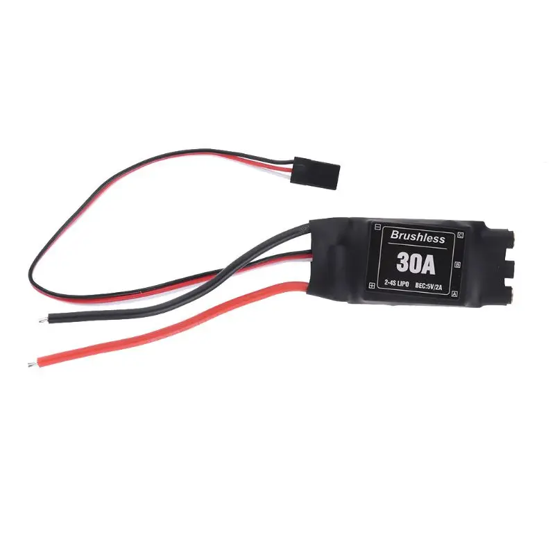 Радиоуправляемый бесщеточный двигатель 30A ESC 2 4S Электрический контроллер