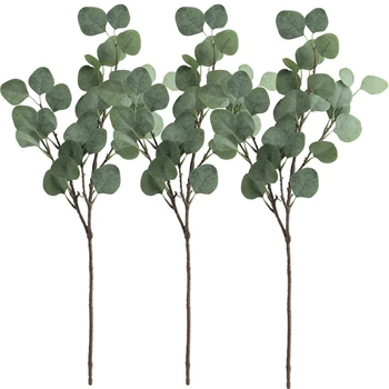 

3 Pcs Artificial Leaf Spray In Green 25.5 inch Tall Artificial Greenery Holiday Greens Christmas Greenery