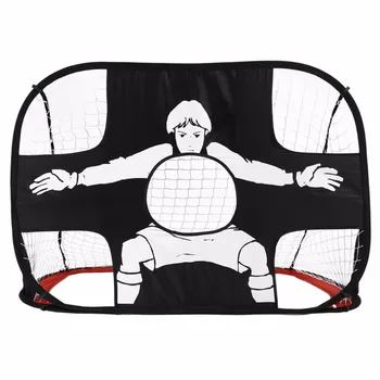 

Folding Football Gate Net Goal Gate Extra-Sturdy Portable Soccer Ball Practice Gate for Children Students Soccer Training Tool