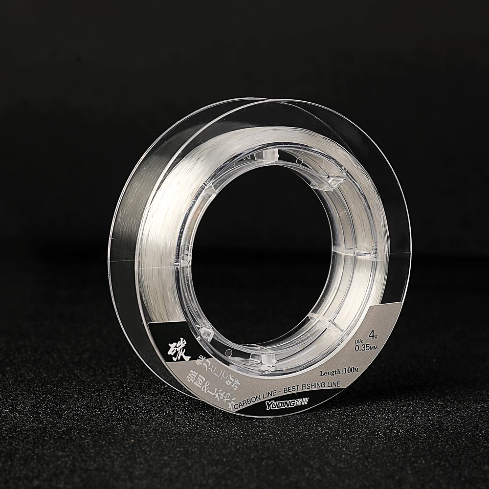 Fishing Line 0.16mm-0.64mm Fluorocarbon Fishing Line 100m 1.68KG-20.39KG Carbon Fiber for Carp Fishing