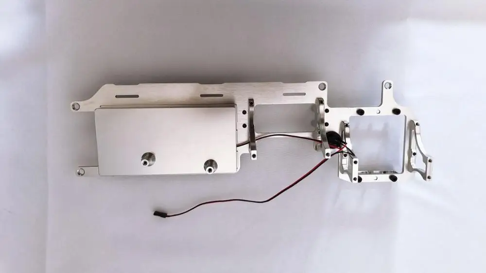 МР гоночный CNC обработанный сплав двойной сервопривод Радио лоток для LOSI 5IVE T, KMX2, Rovan LT