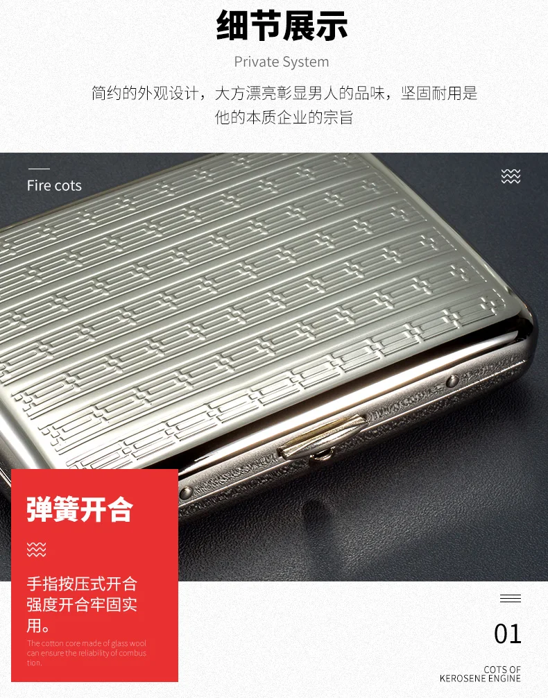 Alloy 20 cigarette packing box, creative ashtray, custom ashtray, zinc alloy, men's decoration, gift giving. gadgets for men