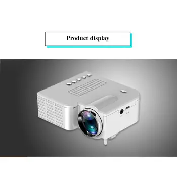 

UC28C Mini Portable Video Projector 16:9 LCD Projector Media Player for Smart Phones Home Theater Cinema Office Supplies