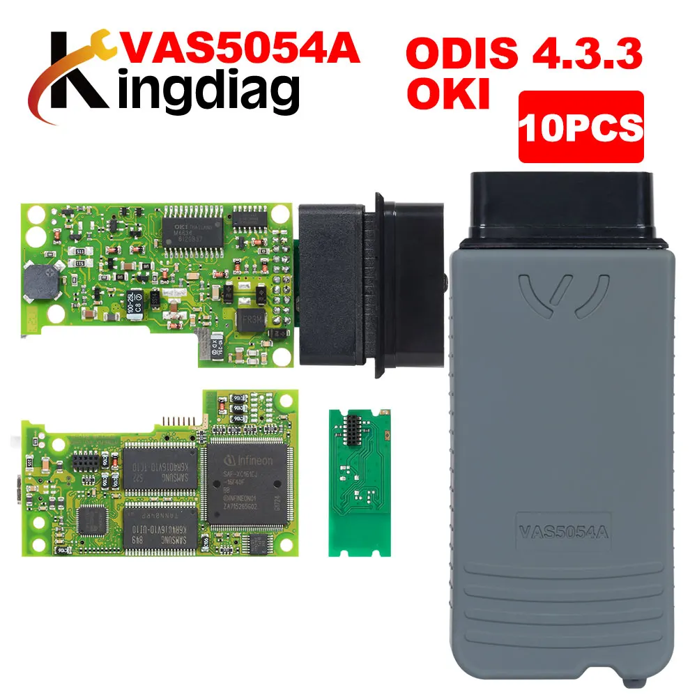 

VAS 5054A ODIS v4.3.3 Full oki Chip OBD 2 Diagnostic Tool with AMB2300 VAS5054A odis v4.1.3 keygen Support UDS OBD2 bluetooth
