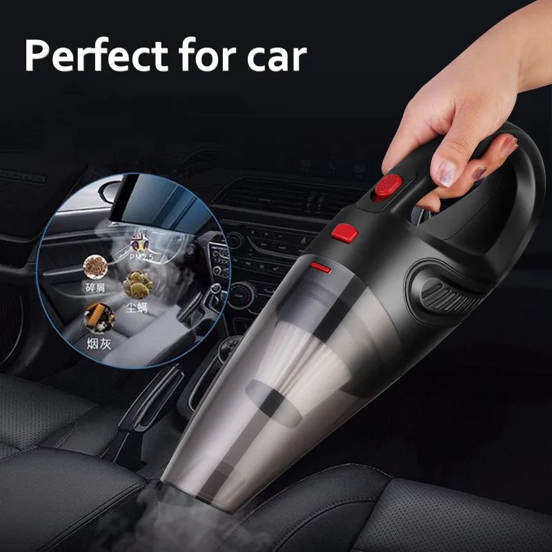 

5000Pa Wireless Car Vacuum Cleaner Cordless Powerful Cyclone Suction Wet/Dry Vacuum for Auto Home Handheld Cordless Vacuums