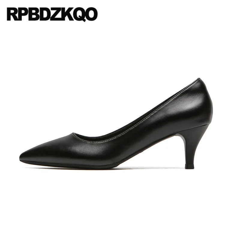 Winkle Picker Elegant Women Size 4 34 Medium Heels High Black 2021