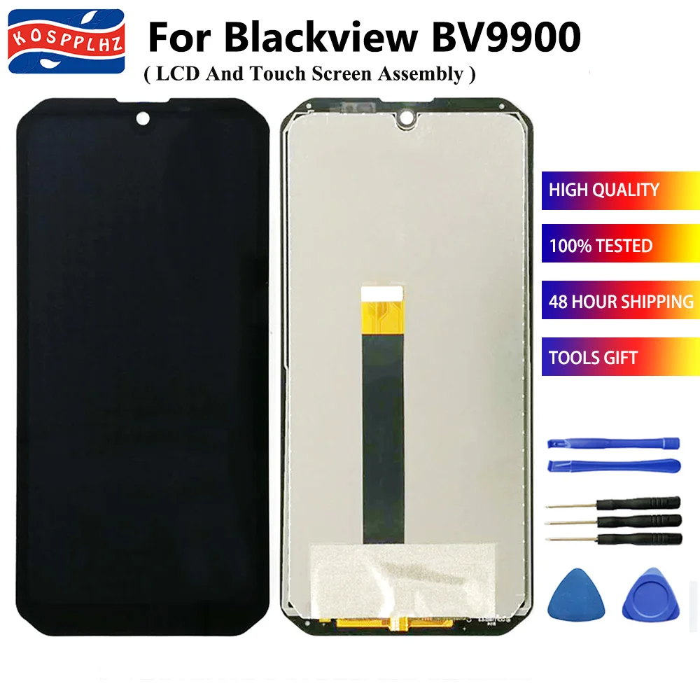 ЖК-дисплей 5,84 дюйма для Blackview BV9900 с сенсорным экраном в сборе, запасная часть 1080x2340p для телефона Blackview BV9900Pro, ЖК-дисплей