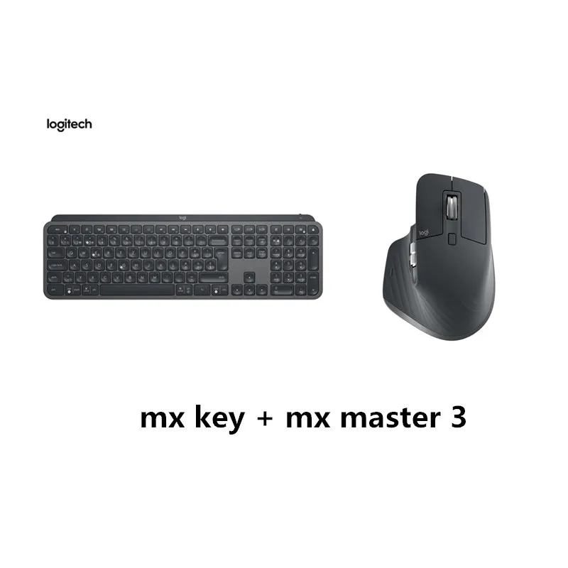 Беспроводная мышь с подсветкой для клавиатуры MX master 3 - Цвет: MX KEY MX MASTER3